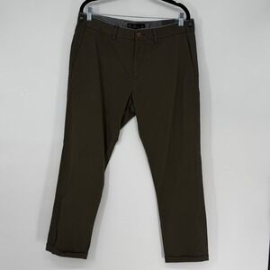 Rare Rabbit Olive Chino Pants Men's 34 Slim Tapered NWT